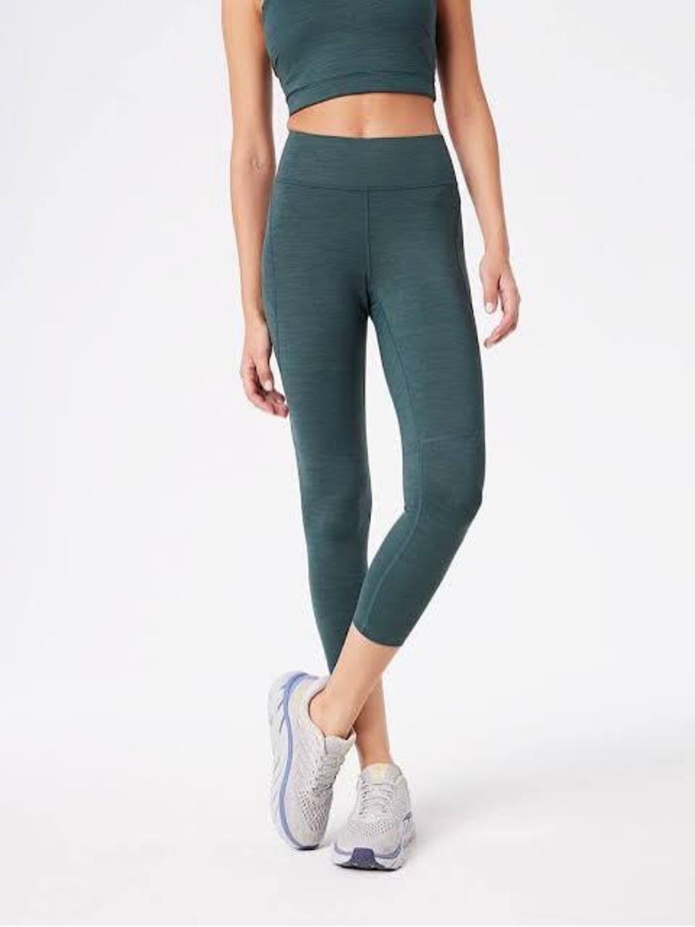 Outdoor Voices TechSweat 7/8 Leggings in Green Size L